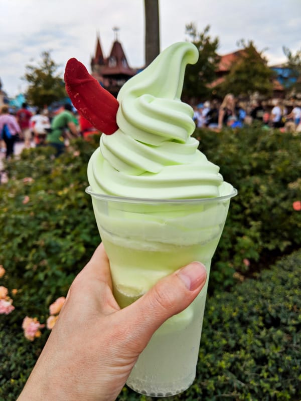 peter pan float at magic kingdom. gluten free without the chocolate feather