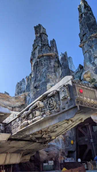 The black spires of Batuu at Disney's Hollywood Studio