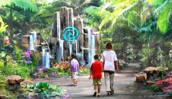 Journey of Water artist rendering coming in late 2023 to Epcot