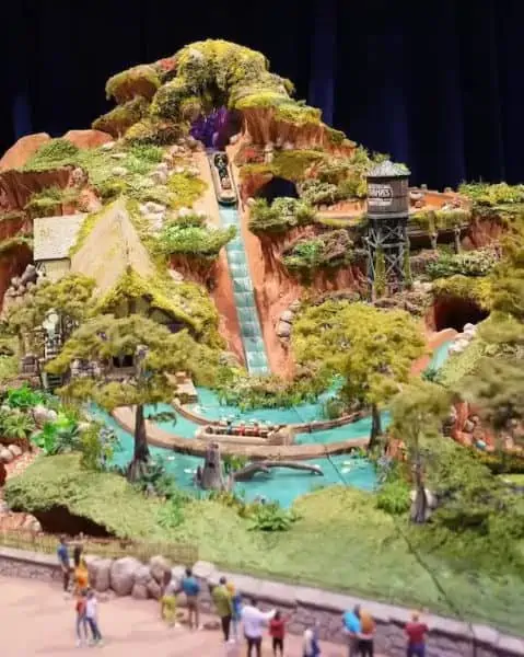 Model of Tiana's Bayou Adventure from D23