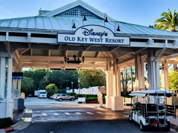 Entrance of Old Key West Resort, Disney World