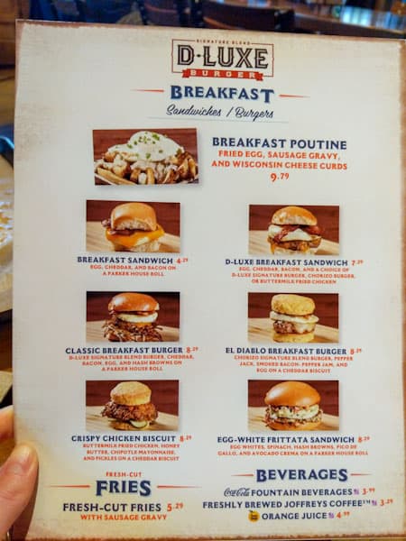 D-Luxe Burger Breakfast menu image