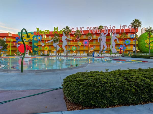 Pop century pools - Hippy Dippy Pool