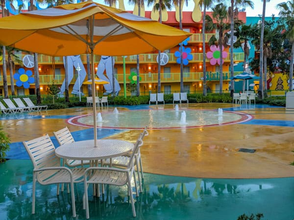 Wading pool at Pop Century