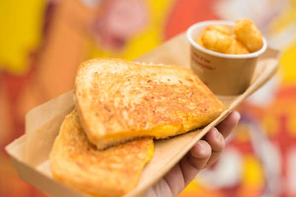 Disney World recipes - grilled three cheese sandwich image