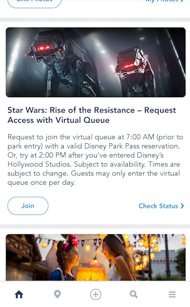 Rise of the resistance virtual queue screenshot