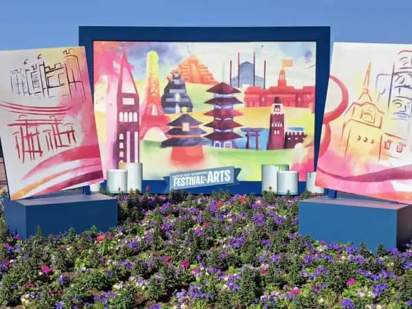 Disney's Festival of the Arts sign