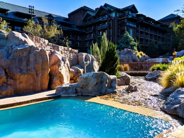 Copper Creek pool at Disney's Wilderness Lodge