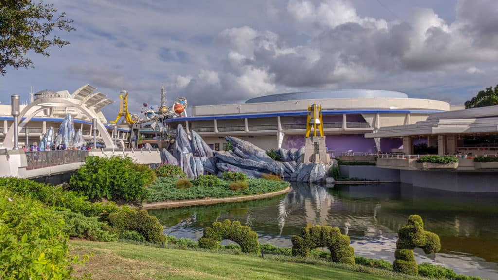 Tomorrowland Entrance view at Magic Kingdom