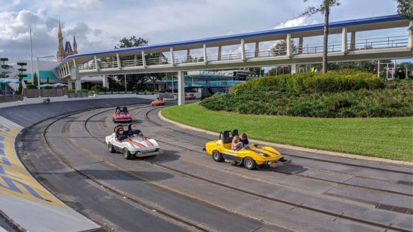 Tomorrowland speedway at Magic Kingdom