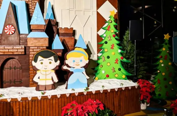 Cinderella gingerbread display at Disney Contemporary Resort