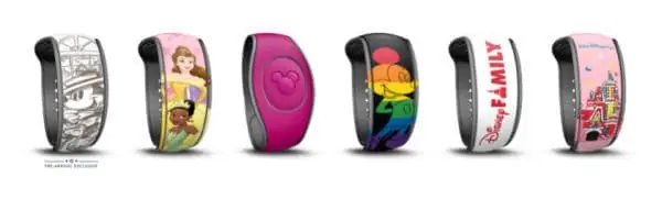 Disney magicbands screenshot from My Disney Experience