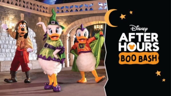 Daisy, Donald, and Goofy at Disney After Hours Boo Bash