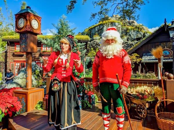 Sigrid and Barn Santa Holiday Storytellers at Epcot