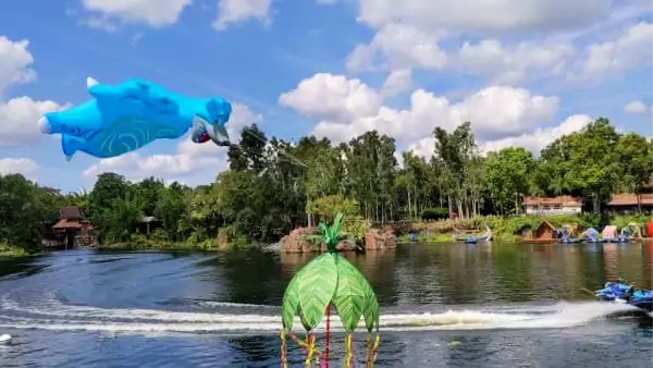 Baloo kite in Kite Tales at Animal Kingdom