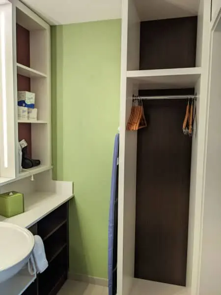 Closet at All Star movies resort room