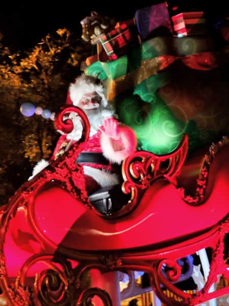 Santa Claus during Mickey's Very Merry Christmas Party