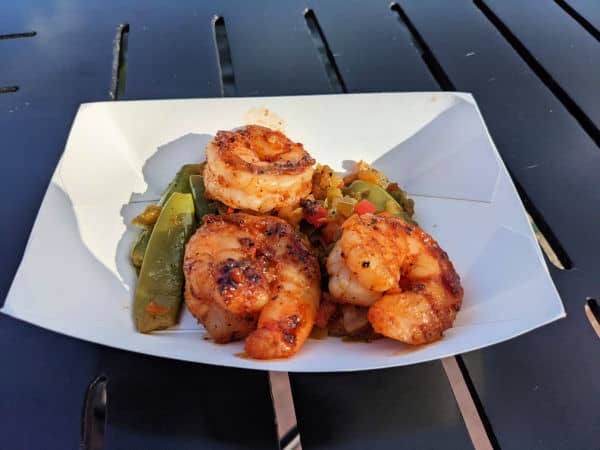 Grilled Sweet and Spicy Bush Shrimp from Australia at Epcot Food and Wine Festival 2022