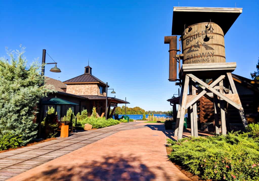 Walkway at Disney's Wilderness Lodge Resort