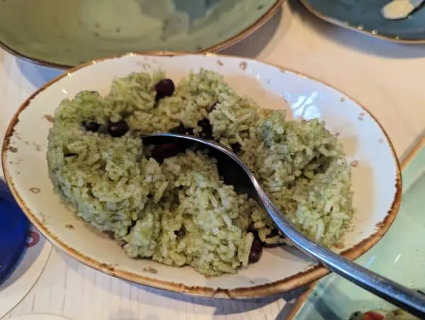 Cilantro Rice and Beans from Sebastian's Bistro at Disney's Caribbean Beach Resort